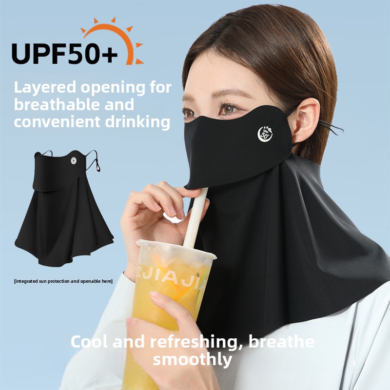 Sports Mask Breathable - Mascarilla de Seda Helada para Ciclismo,
