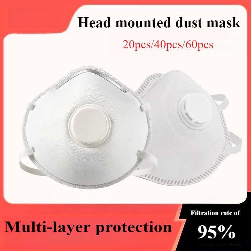 Kn95 Respirator Mask - Mascarillas antipolvo con válvula, mascarilla facial