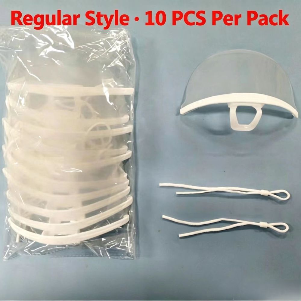 Mask Lanyard Adjustable - Protector Bucal Transparente Antivaho para Catering,