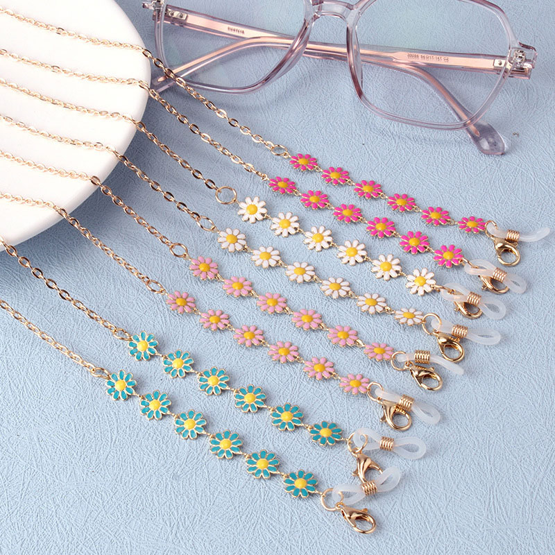 Mask Chain Holder - Cadenas de gafas con flores elegantes