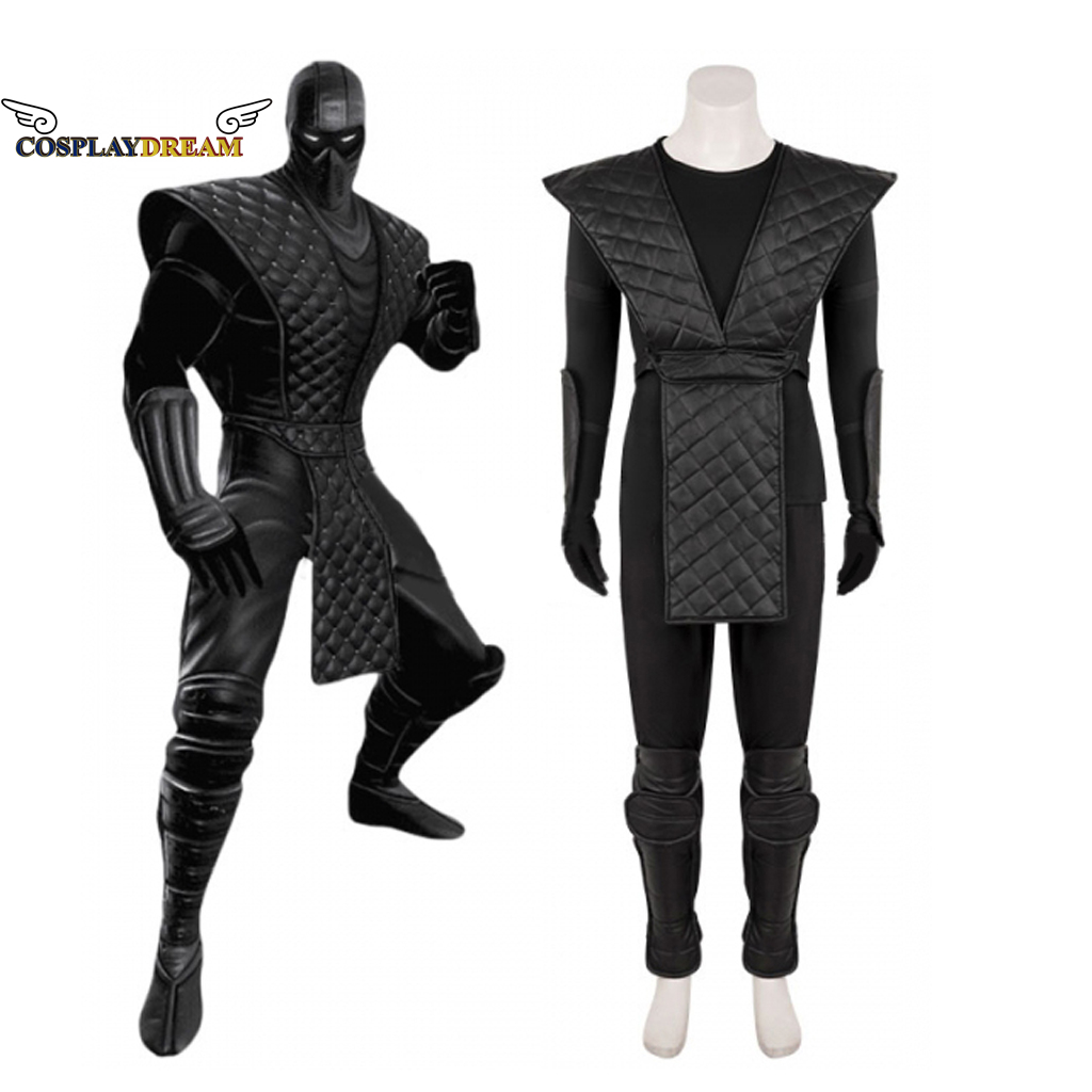 Black Face Mask Pack - Disfraz de Cosplay de Mortal Kombat