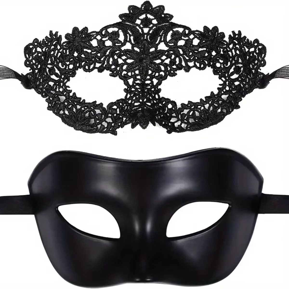 Juego de 2 máscaras de disfrac - Black Face Mask Pack reseña y precio