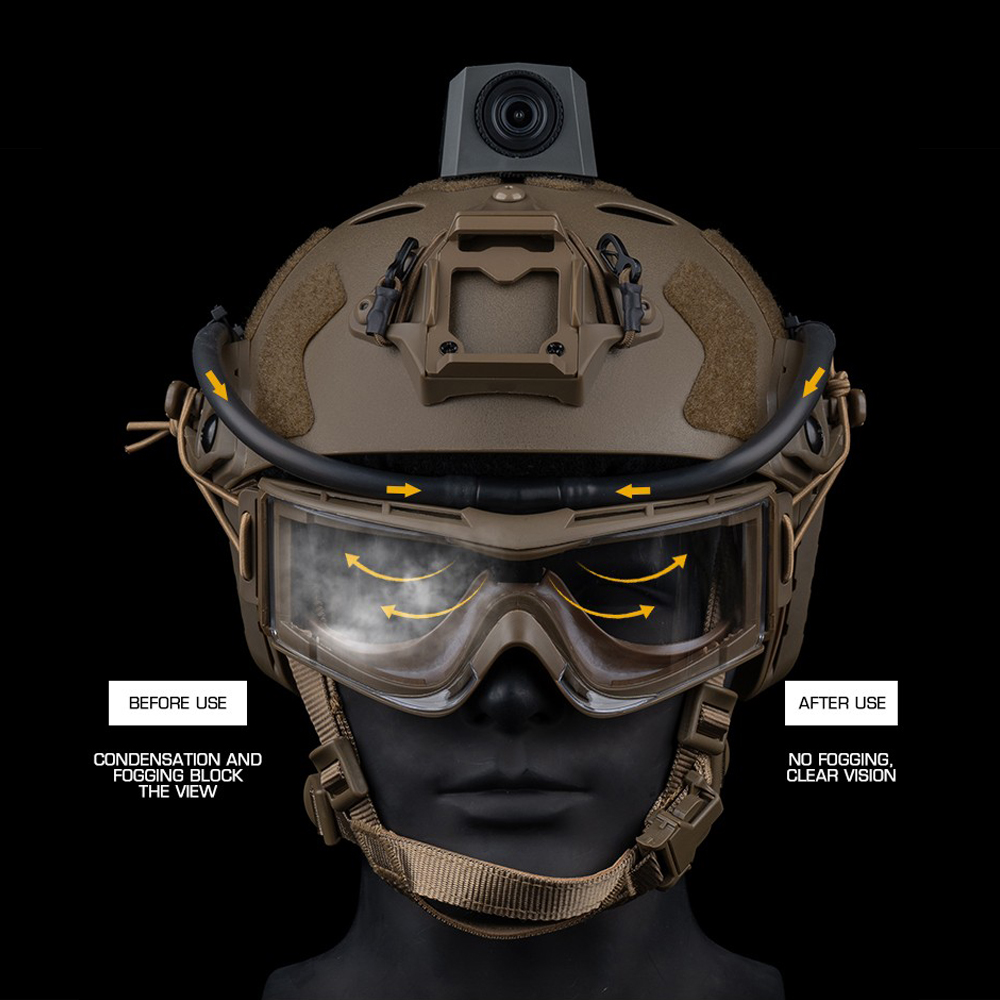 Gafas tácticas desempañador ve - Anti Pollution Mask reseña y precio