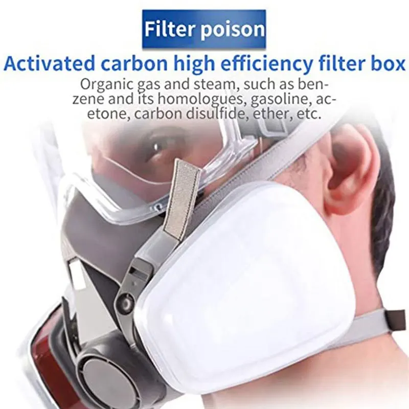 Máscara de media cara a prueba - Respirator Half Face reseña y precio