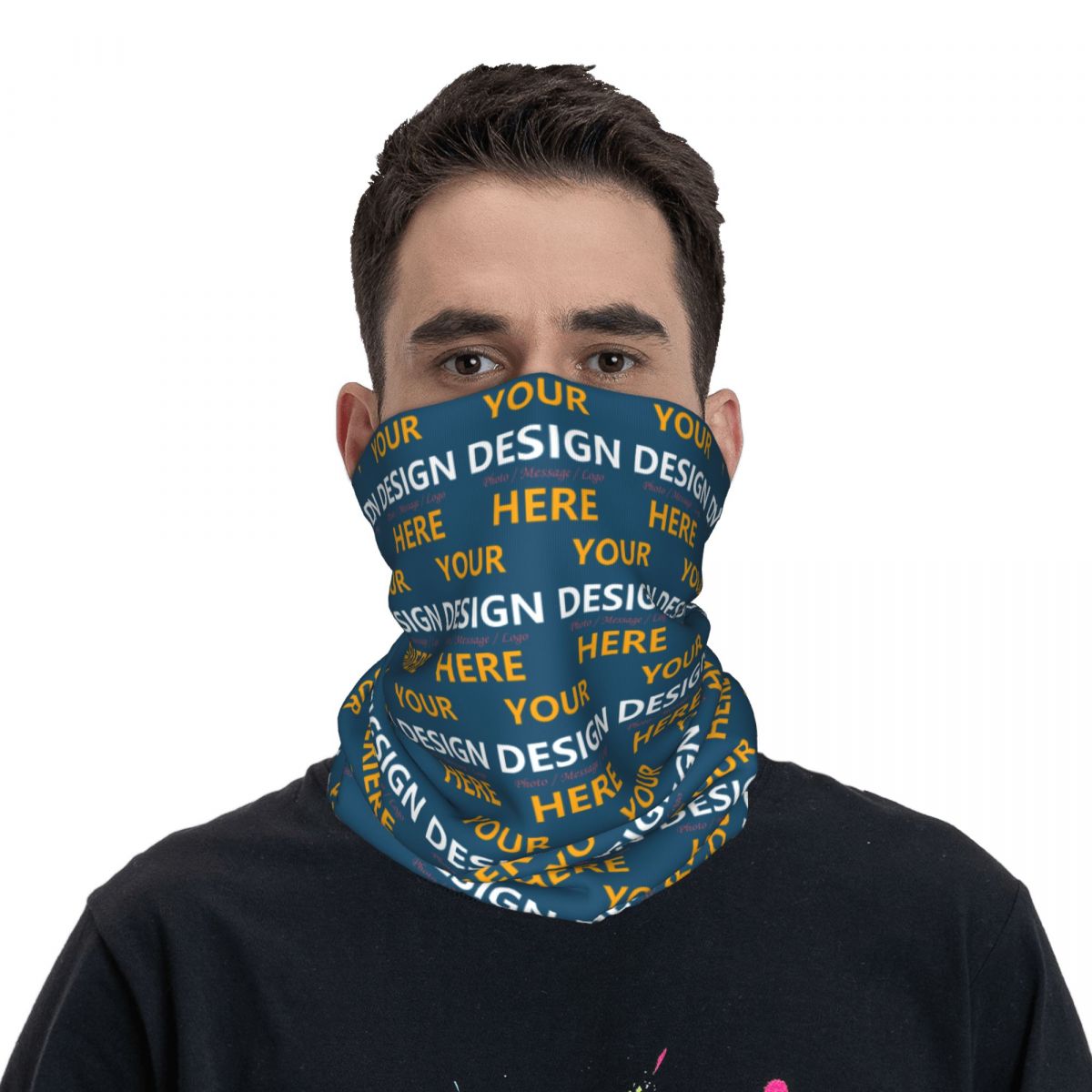 Personaliza tu diseño aquí Ban - Neck Gaiter Face Cover reseña y precio