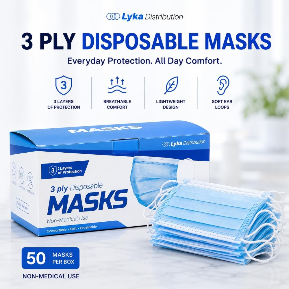 Mascarilla Facial - Mascarilla - Disposable Mask Blue reseña y precio