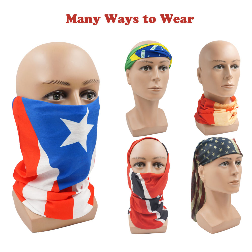 Pañuelo multifuncional con est - Neck Gaiter Face Cover reseña y precio