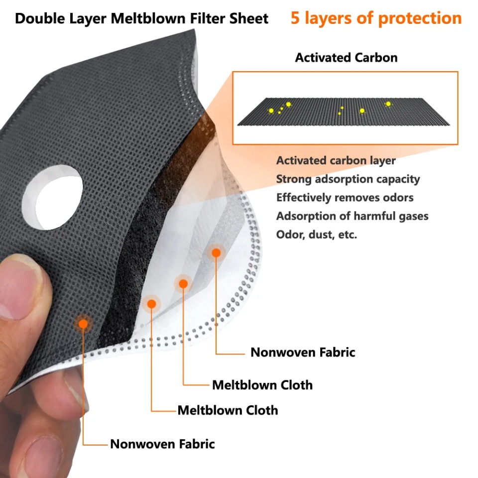 1 Uds. Máscara de ciclismo con - Dust Mask Construction reseña y precio