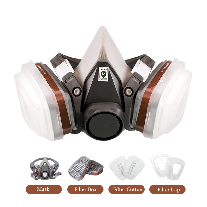 Máscara de Gas y polvo de medi - Dust Mask Construction reseña y precio