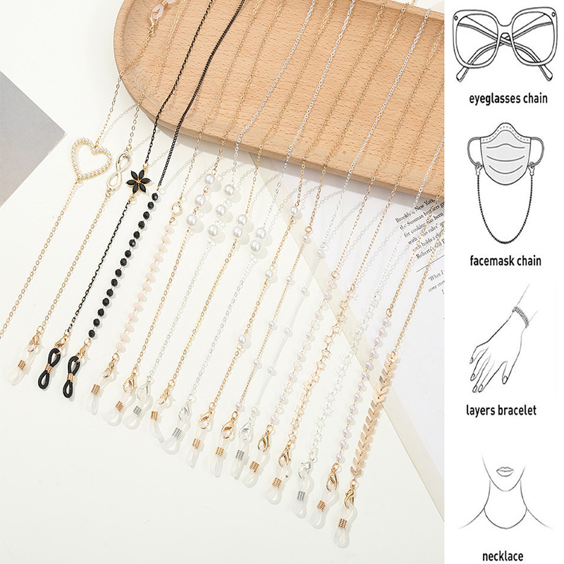 Cadena de gafas de moda para m - Mask Chain Holder reseña y precio