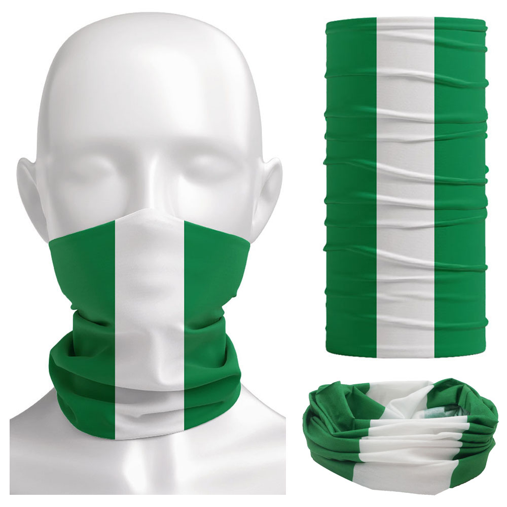 Pañuelo con bandera de Nigeria - Neck Gaiter Face Cover reseña y precio