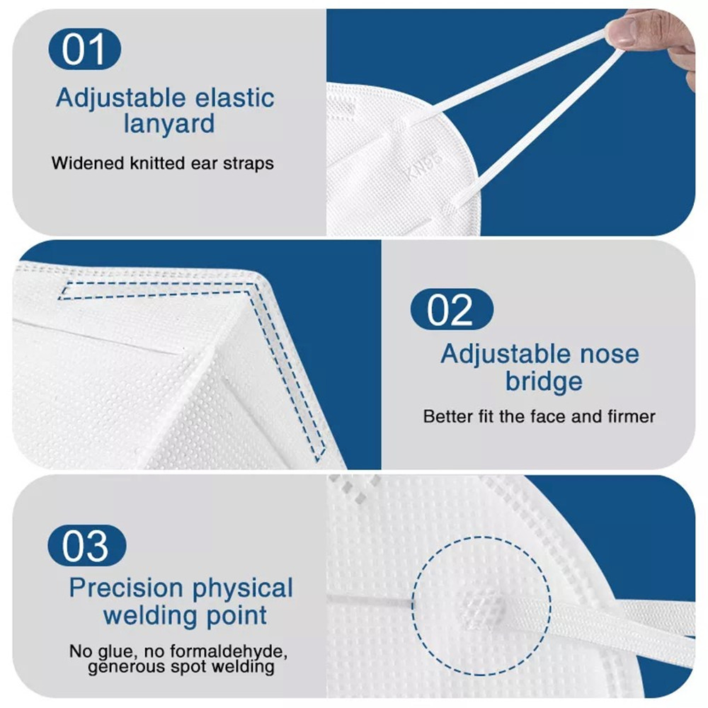 Mascarilla facial FFP2 KN95 Ma - Kn95 Respirator Mask reseña y precio