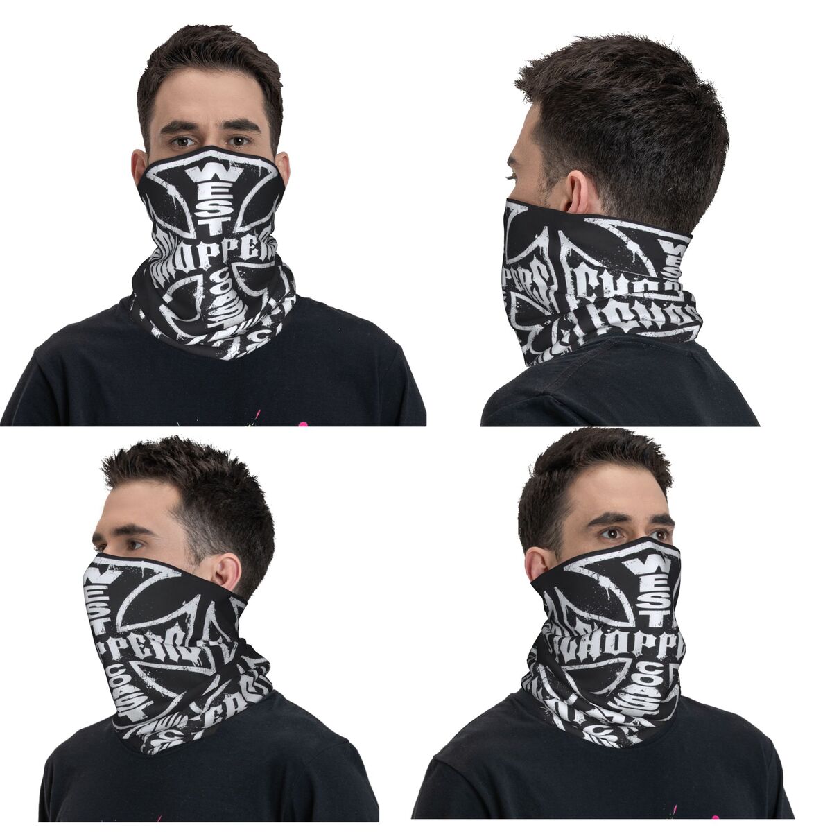 West Coast Iron Cross Choppers - Neck Gaiter Face Cover reseña y precio